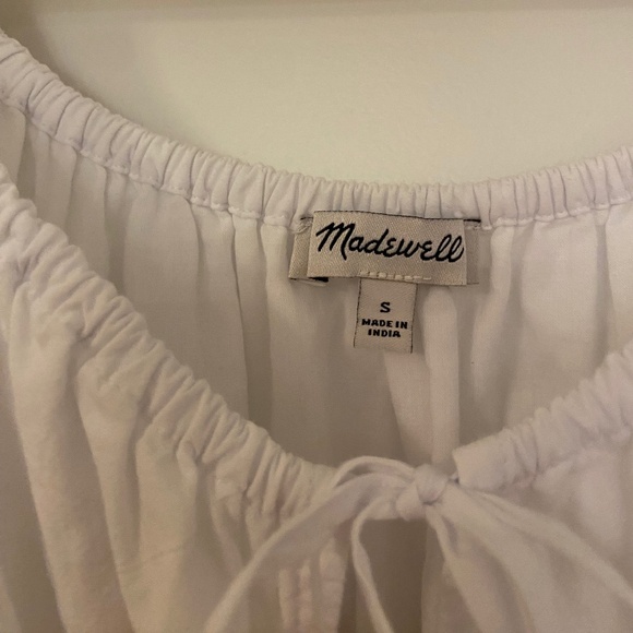 Madewell Poplin Sophia Tie-Front Mini Dress - Picture 4 of 6